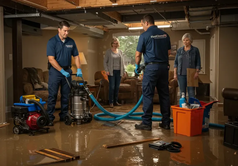Basement Water Extraction and Removal Techniques process in Jamestown, OH